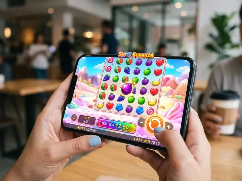 sweet bonanza mobile interface