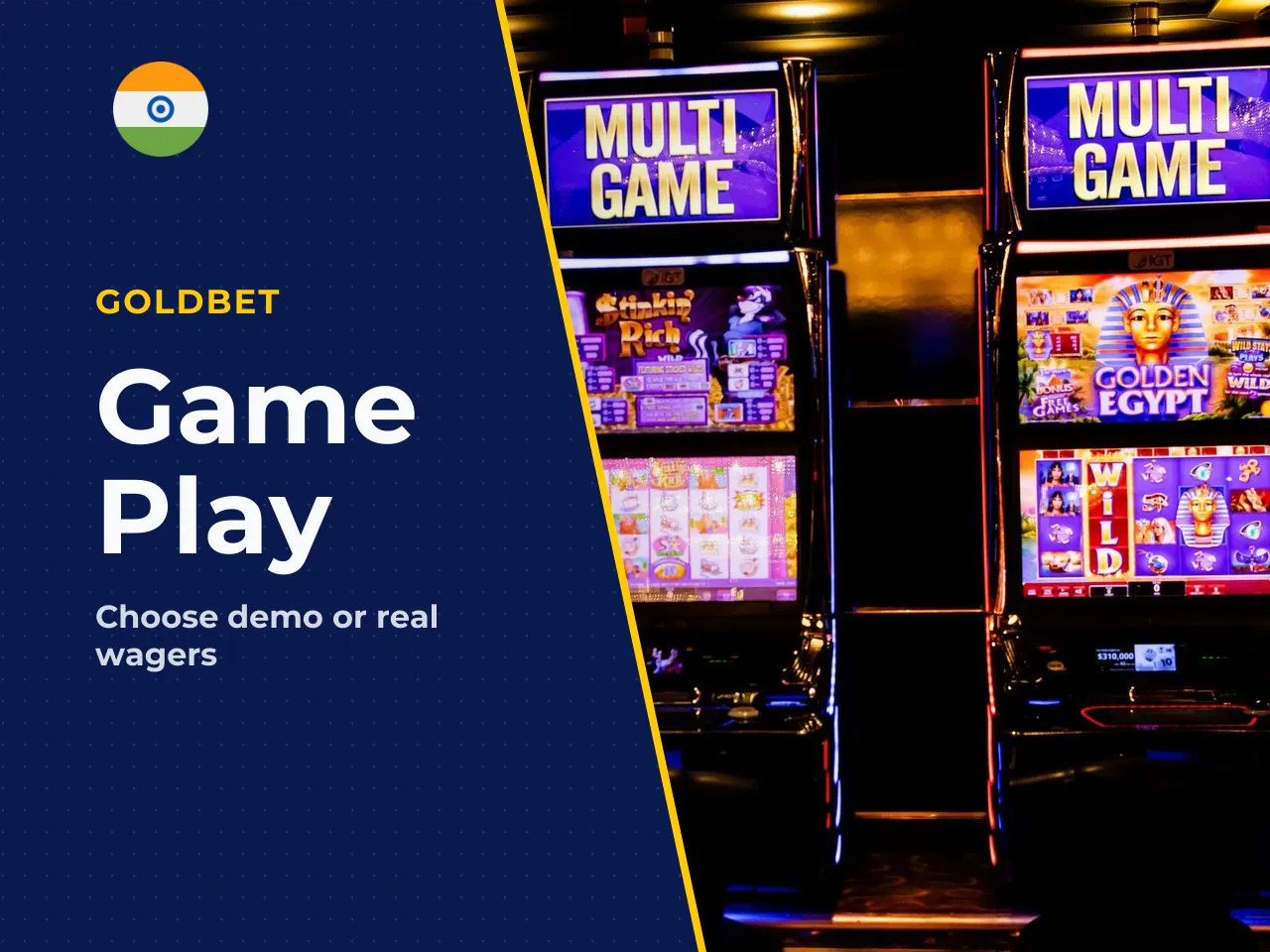 Demo vs real money play. The