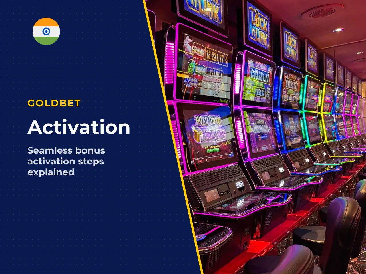 Activation From Desktop and the Goldbet